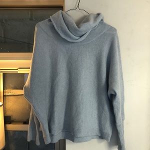 Bishop + young light blue turtleneck sweater